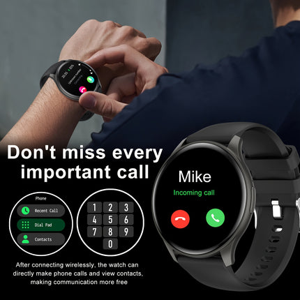 Smart Watch, Wireless Calling Dial, Multi-Sport Mode, Calling Reminder And Rejection, SMS Reminder, Suitable For Men And Women, Sports Watches, Custom Wallpaper, Activity Monitoring, For IOS/Andriod