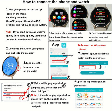 Smart Watch, Wireless Calling Dial, Multi-Sport Mode, Calling Reminder And Rejection, SMS Reminder, Suitable For Men And Women, Sports Watches, Custom Wallpaper, Activity Monitoring, For IOS/Andriod