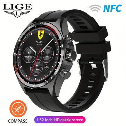 Top Brand Fashion Smart Watch For Women 1.52 Inch HD Screen 50+ Sports Modes Altitude Calendar Call Reminder Music Exercise Message Notification Mileage Record Watch for Women & Men