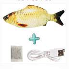 Grass carp with fish food
