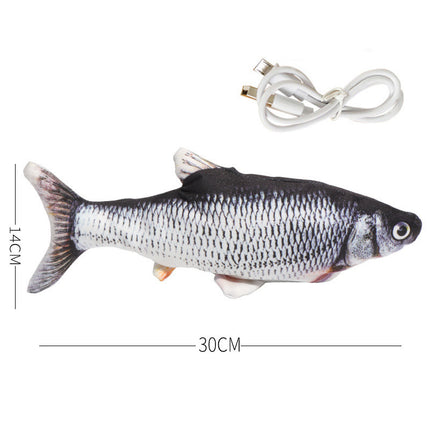 Simulation Fish Toy, Electric Cat Toy, Usb Charging, Beating Fish Plush Toy
