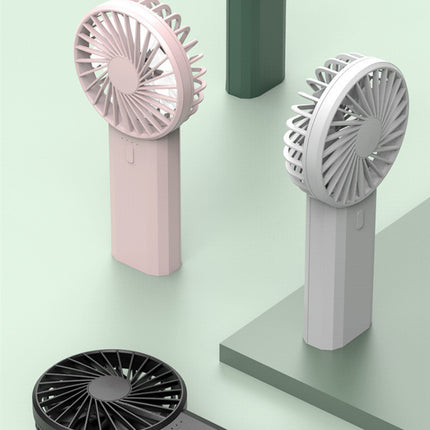 New Multi-function Portable Fan, Student Handheld Fan, Charging Usb Fan, Double Fan Blade Charging Treasure Fan