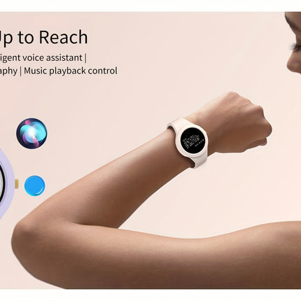 Fashion Smart Watch For Women 2024 New Arrivals 1.2Inch Round Screen Ladies Wristwatches Outdoor Exercise Fitness Tracker Multiple Sports Mode Steps Calories Sleep Monitoring Music Control Message Push Wireless Call Smartwatc