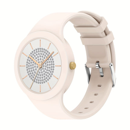Fashion Smart Watch For Women 2024 New Arrivals 1.2Inch Round Screen Ladies Wristwatches Outdoor Exercise Fitness Tracker Multiple Sports Mode Steps Calories Sleep Monitoring Music Control Message Push Wireless Call Smartwatc