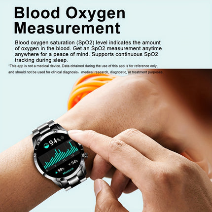 LIGE Smart Watch (Wireless Call) For Women Men, 1.39" HD Display, Multi Sports Modes, Information Alerts, Music Control, Sleep Monitoring, Sports Pedometer Watch For Android IOS