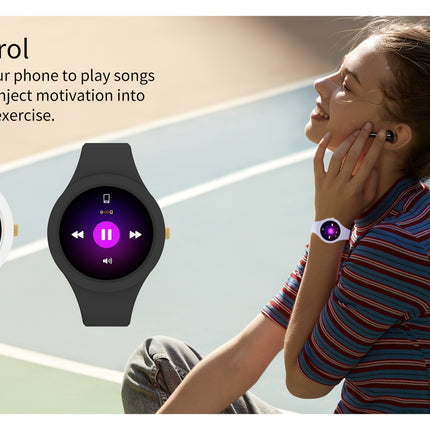 Fashion Smart Watch For Women 2024 New Arrivals 1.2Inch Round Screen Ladies Wristwatches Outdoor Exercise Fitness Tracker Multiple Sports Mode Steps Calories Sleep Monitoring Music Control Message Push Wireless Call Smartwatc