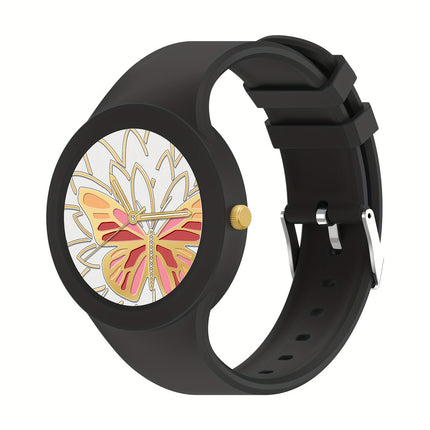 Fashion Smart Watch For Women 2024 New Arrivals 1.2Inch Round Screen Ladies Wristwatches Outdoor Exercise Fitness Tracker Multiple Sports Mode Steps Calories Sleep Monitoring Music Control Message Push Wireless Call Smartwatc