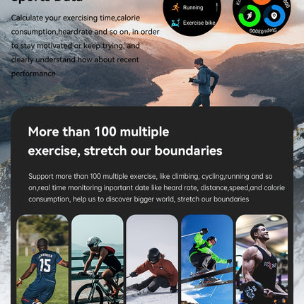 LIGE HD Smart Watch - Stylish Wrist Watches for Women Men with Wireless Call, 1.39" High-Definition Display, Multi-Sports Modes, Information Alerts, Sedentary Reminders, Music Control, Sports Pedometer, and Heart Rate Monitor