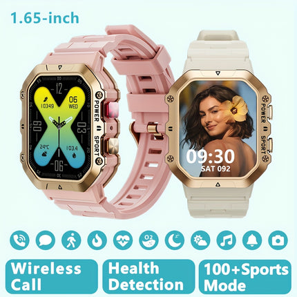YOWMOY 2024 New Smart Watch, AMOLED, 1.65INCH, Wireless Call, Sport Mode, Sport Watch For