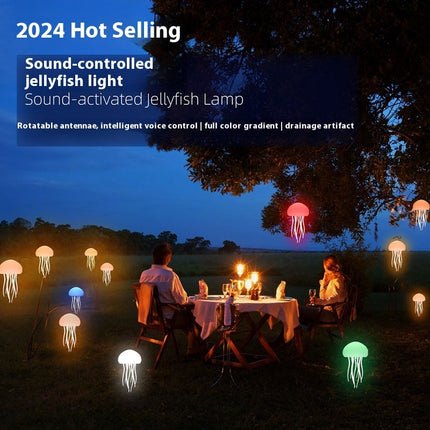 Jellyfish Mood Lamp – LED Night Light, Portable, Smart Decoration