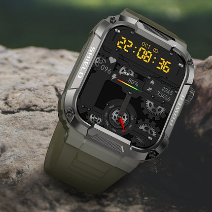 Ultimate Military Smart Watch - Android & IOS Compatible, AI Voice Assistant, Hands-Free Call, Advanced Fitness Tracker, Sports Watch - Perfect Gift for Her on Birthday, Valentines, Easter