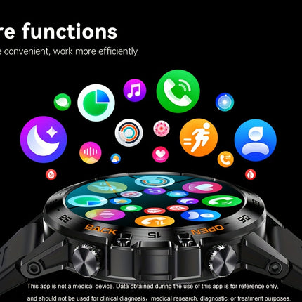 LIGE HD Smart Watch - Stylish Wrist Watches for Women Men with Wireless Call, 1.39" High-Definition Display, Multi-Sports Modes, Information Alerts, Sedentary Reminders, Music Control, Sports Pedometer, and Heart Rate Monitor