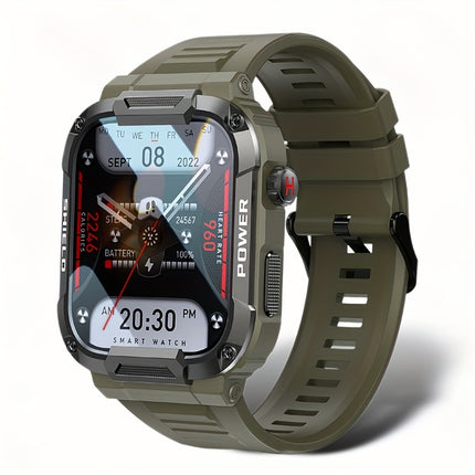 Ultimate Military Smart Watch - Android & IOS Compatible, AI Voice Assistant, Hands-Free Call, Advanced Fitness Tracker, Sports Watch - Perfect Gift for Her on Birthday, Valentines, Easter
