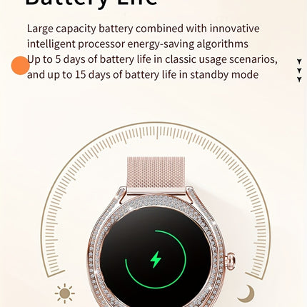 Smart Watch (Answer/Make Call), 128"AMOLED High-definition Color Screen, IP67 Waterproof/ Calculator/ Engineering Test Mode & Shipping Mode/Do Not Disturb Mode/Battery Saver Mode Fitness Watches for Women & Men