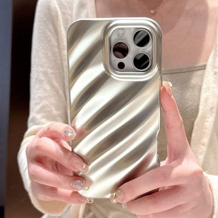 Matte Plating Shell Water Ripple Applicable Mobile Phone Soft Case