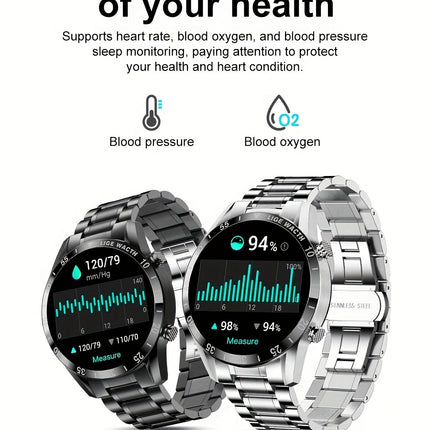 LIGE Smart Watch (Wireless Call) For Women Men, 1.39" HD Display, Multi Sports Modes, Information Alerts, Music Control, Sleep Monitoring, Sports Pedometer Watch For Android IOS
