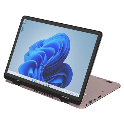 Laptop 11inch YOGA Intel N100 Quad Core DDR4 32GB RAM 1TB SSD IPS Touch Screen Brand New Business Cheap Mini Laptop PC Computer