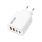 White EU Plug / Yellow