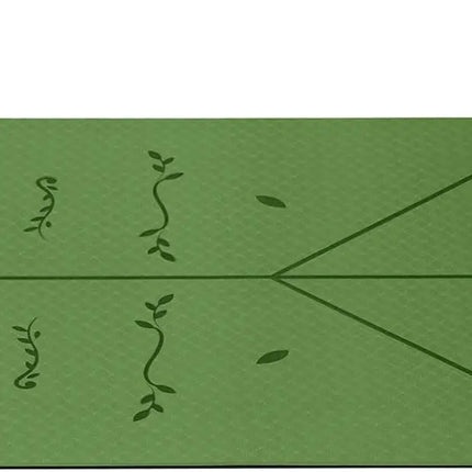 Good Nite 6mm TPE Yoga Mat - Non-Slip with Alignment Lines for Pilates, Fitness & Gym, Includes Strap (183x61cm)
