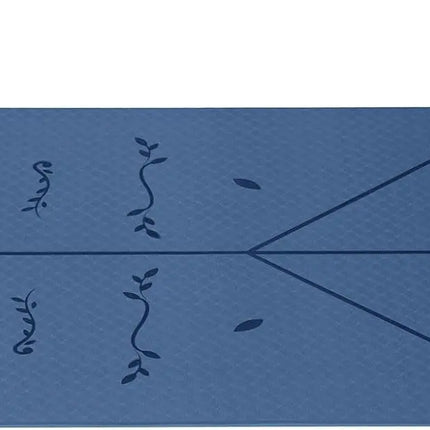 Good Nite 6mm TPE Yoga Mat - Non-Slip with Alignment Lines for Pilates, Fitness & Gym, Includes Strap (183x61cm)