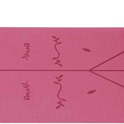 Good Nite 6mm TPE Yoga Mat - Non-Slip with Alignment Lines for Pilates, Fitness & Gym, Includes Strap (183x61cm)
