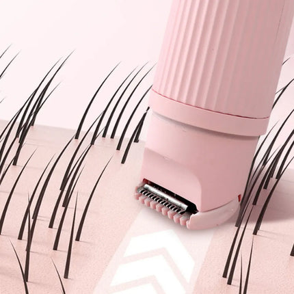 2in1 Electric Razors for Women Bikini Trimmer Facial Mustache Shavers for Ladies Body Underarms Legs Portable Painless Epilator