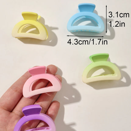 4 Pack Medium Small Hair Clips for Women, Claw Clips for Thick Thin Hair, Strong Hold Square Jaw Clips