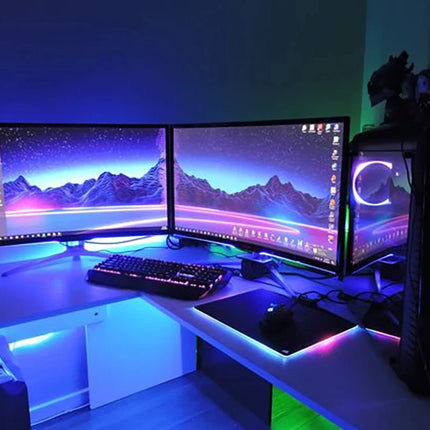 Smart LED Strip Lights 5050 RGB Bluetooth APP Remote Control USB 5V Led Tape Diode Flexible Ribbon Lamp Christmas Room Decor
