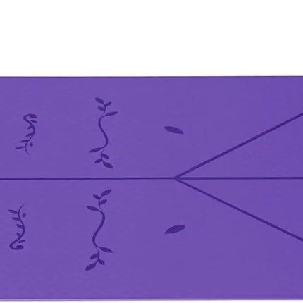 Good Nite 6mm TPE Yoga Mat - Non-Slip with Alignment Lines for Pilates, Fitness & Gym, Includes Strap (183x61cm)