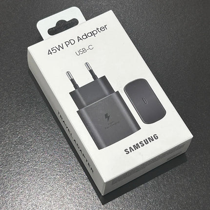 Samsung 45W PD Charger Super Fast Charging For Galaxy S25 Ultra Plus S24 S23 S22 A56 A55 A36 EU Adapter 5A Type C Cable