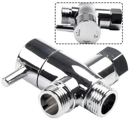 3 Way Shower Head Diverter Valve G1/2 Three Function Switch Adapter Connector Head faucet Bathroom Accessories 3 Way Shower Head