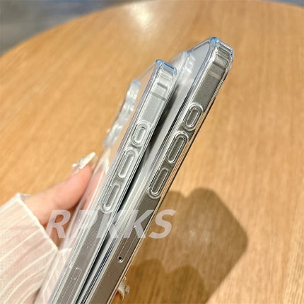 Crystal HD Transparent For Magsafe Magnetic Wireless Charge Case For iphone 11 12 13 14 15 16 Pro Max XR X S 7 8 Plus Hard Cover