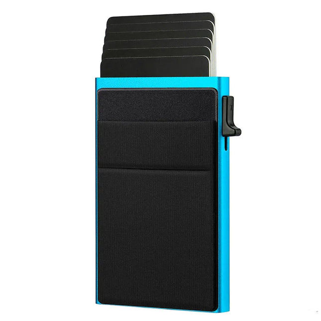 Rfid Credit Card Holder Men Thin Slim Mini Minimalist Wallets Luxury Metal Bank ID Cardholer Case Wallet for Men Carteras Choice