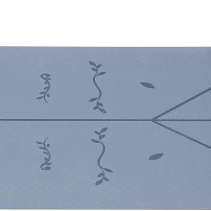 Good Nite 6mm TPE Yoga Mat - Non-Slip with Alignment Lines for Pilates, Fitness & Gym, Includes Strap (183x61cm)