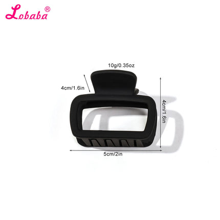 4 Pack Medium Small Hair Clips for Women, Claw Clips for Thick Thin Hair, Strong Hold Square Jaw Clips