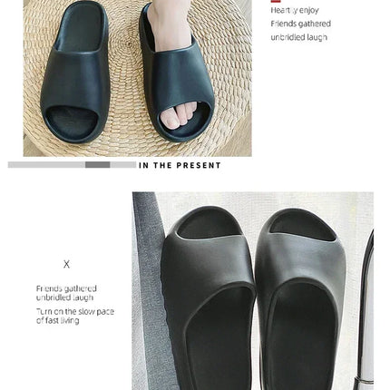 Hot Coconut Slippers Cloud Thick-soled Sandals Summer Fashion Soft Bottom Beach Men Slippers Women's Sandals EVA Slides