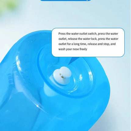 1 Piece Nasal Wash Bottle 300ml Adult And Children Nasal Cavity And Nasal Wash Bottle Physiological Saline Rhinitis Manual