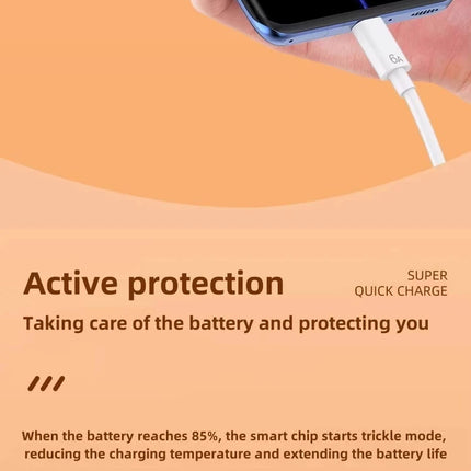 Xiaomi 67W USB Fast Charger For Xiaomi 14 13 12 11 10 Ultra Redmi Note 12T 13 Pro Turbo Quick Charge Type C USB Charging Cable