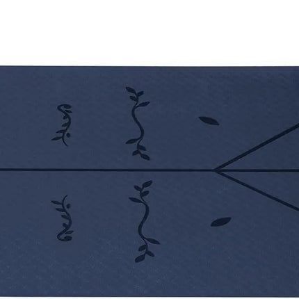 Good Nite 6mm TPE Yoga Mat - Non-Slip with Alignment Lines for Pilates, Fitness & Gym, Includes Strap (183x61cm)