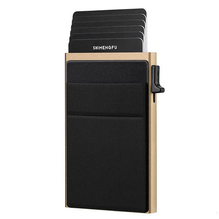 Rfid Credit Card Holder Men Thin Slim Mini Minimalist Wallets Luxury Metal Bank ID Cardholer Case Wallet for Men Carteras Choice