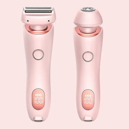 Electric Razors for Women 2 In 1 Bikini Trimmer Face Shavers Hair Removal for Underarms Legs Ladies Body Trimmer IPX7 Waterproof