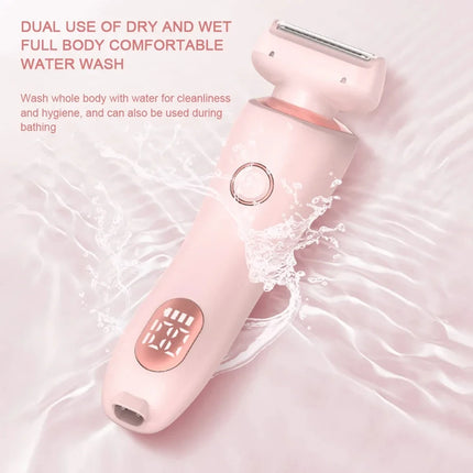 Electric Razors for Women 2 In 1 Bikini Trimmer Face Shavers Hair Removal for Underarms Legs Ladies Body Trimmer IPX7 Waterproof