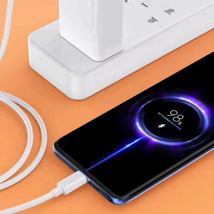 Xiaomi 67W USB Fast Charger For Xiaomi 14 13 12 11 10 Ultra Redmi Note 12T 13 Pro Turbo Quick Charge Type C USB Charging Cable