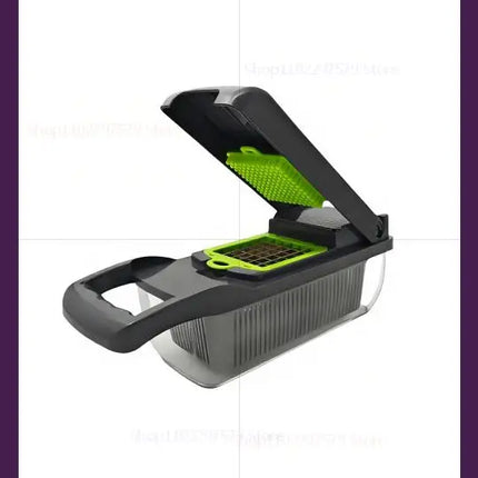 14/16 In 1 Vegetable Slicer Food Chopper Cutter Grater Cheese Onion Shredder Kitchen Tool for Carrots Tomatoes and Fruits