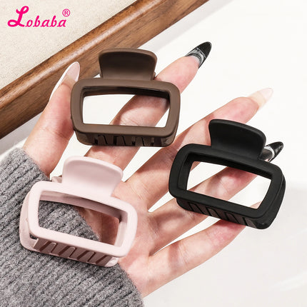 4 Pack Medium Small Hair Clips for Women, Claw Clips for Thick Thin Hair, Strong Hold Square Jaw Clips