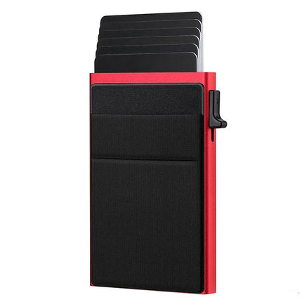 Rfid Credit Card Holder Men Thin Slim Mini Minimalist Wallets Luxury Metal Bank ID Cardholer Case Wallet for Men Carteras Choice