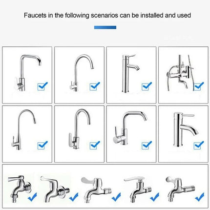2/3 Modes Sink Faucet 360 Degree Rotation Filter Extension Tube Shower Water Saving Tap Universal Kitchen Gadgets  Accessories