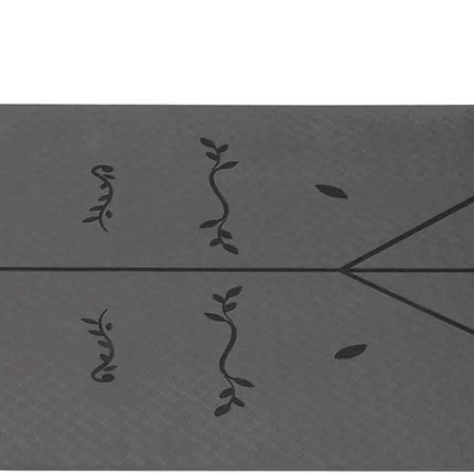 Good Nite 6mm TPE Yoga Mat - Non-Slip with Alignment Lines for Pilates, Fitness & Gym, Includes Strap (183x61cm)