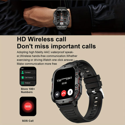 Smart Watch (Make/Answer Call), Fitness tracker For Women Men, Smartwatch With Sport Modes, 3ATM Waterproof Smart Activity Watch