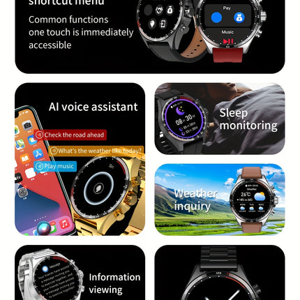 Top Brand Fashion Smart Watch For Women 1.52 Inch HD Screen 50+ Sports Modes Altitude Calendar Call Reminder Music Exercise Message Notification Mileage Record Watch for Women & Men